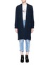 Main View - Click To Enlarge - MO&CO. EDITION 10 - Front strap frayed edge cardigan