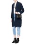 Figure View - Click To Enlarge - MO&CO. EDITION 10 - Front strap frayed edge cardigan