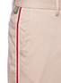 Detail View - Click To Enlarge - GUCCI - Stripe outseam cropped chinos
