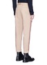 Back View - Click To Enlarge - GUCCI - Stripe outseam cropped chinos