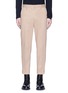 Main View - Click To Enlarge - GUCCI - Stripe outseam cropped chinos