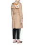 Back View - Click To Enlarge - GUCCI - Tiger patch gabardine trench coat