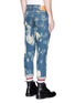 Back View - Click To Enlarge - GUCCI - Punk' slim fit bleached jeans