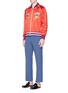 Figure View - Click To Enlarge - GUCCI - Wool hopsack pants