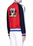 Back View - Click To Enlarge - GUCCI - Dog and tiger patch bomber jacket