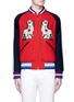 Main View - Click To Enlarge - GUCCI - Dog and tiger patch bomber jacket