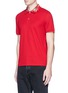 Front View - Click To Enlarge - GUCCI - Dragon embroidered piqué polo shirt
