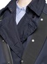 Detail View - Click To Enlarge - SACAI - Double-breasted interior twill coat