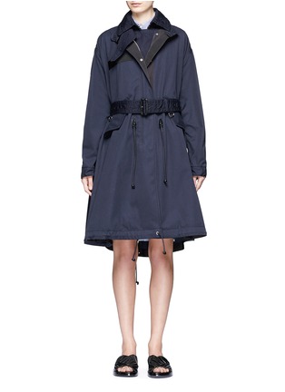 Main View - Click To Enlarge - SACAI - Double-breasted interior twill coat