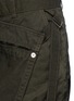 Detail View - Click To Enlarge - SACAI - Canvas wrap front overdyed cotton shorts