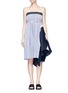 Main View - Click To Enlarge - SACAI - Stripe pleated tube dress