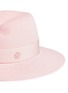 Detail View - Click To Enlarge - MAISON MICHEL - 'Virginie' swirl rabbit furfelt fedora hat