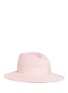 Main View - Click To Enlarge - MAISON MICHEL - 'Virginie' swirl rabbit furfelt fedora hat