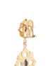 Detail View - Click To Enlarge - BUCCELLATI - 'Opera' diamond 18k white and yellow gold floral drop earrings