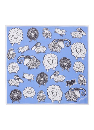 Main View - Click To Enlarge - ANNA CORONEO - 'Sheep Bella' silk chiffon scarf