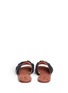 Back View - Click To Enlarge - 10 CROSBY DEREK LAM - 'Ann' kiltie ruffle suede slide sandals