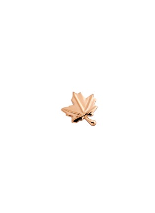 Main View - Click To Enlarge - LOQUET LONDON - 18k rose gold maple leaf charm - Love