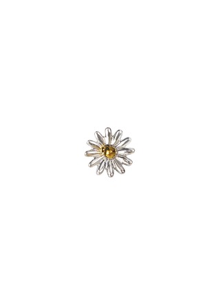 Main View - Click To Enlarge - LOQUET LONDON - 18k white gold daisy charm - Love
