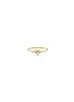 Main View - Click To Enlarge - LOQUET LONDON - Diamond 18k yellow gold heart charm ring
