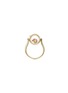Figure View - Click To Enlarge - LOQUET LONDON - 14k yellow gold round locket ring - Small 12mm