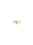 Main View - Click To Enlarge - LOQUET LONDON - Diamond 18k yellow gold shooting star ring