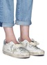 Figure View - Click To Enlarge - GOLDEN GOOSE - 'Superstar' smudged leather sneakers