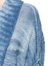 Detail View - Click To Enlarge - 72877 - Denim effect cotton cardigan