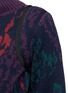 Detail View - Click To Enlarge - SACAI - Buckled open back leopard intarsia turtleneck sweater