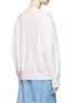 Back View - Click To Enlarge - SACAI - Swirl embroidered side zip sweatshirt