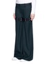 Front View - Click To Enlarge - SACAI - Belted leg wool melton pants