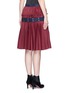 Back View - Click To Enlarge - SACAI - Belted plissé pleat skirt