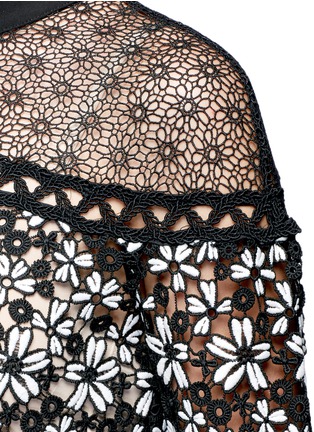 Detail View - Click To Enlarge - SELF-PORTRAIT - 'Antoinette' floral guipure lace top