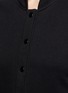 Detail View - Click To Enlarge - ÊTRE CÉCILE - Starry eye badge appliqué fleece bomber jacket