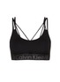 Main View - Click To Enlarge - CALVIN KLEIN PERFORMANCE - 'Iron Strength' criss cross bralette