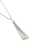 Detail View - Click To Enlarge - EDDIE BORGO - 'Neo' tassel pendant chain necklace