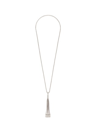 Main View - Click To Enlarge - EDDIE BORGO - 'Neo' tassel pendant chain necklace
