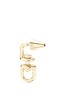 Detail View - Click To Enlarge - EDDIE BORGO - 'Fame Link Day Drop' 12k gold plated earrings