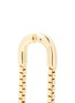 Detail View - Click To Enlarge - EDDIE BORGO - 'Double Allure' padlock hoop box chain drop earrings