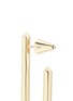 Detail View - Click To Enlarge - EDDIE BORGO - 'Idle' 12k gold plated padlock drop earrings
