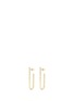 Main View - Click To Enlarge - EDDIE BORGO - 'Idle' 12k gold plated padlock drop earrings