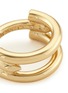 Detail View - Click To Enlarge - EDDIE BORGO - 'Idle' 12k gold plated padlock cutout ring