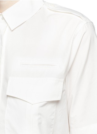 Detail View - Click To Enlarge - EQUIPMENT - 'Major' cotton poplin utility dress