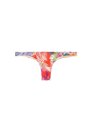 Main View - Click To Enlarge - VITAMIN A - 'Bianca' tropical leaf print Brazilian bikini bottoms