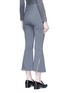 Back View - Click To Enlarge - STELLA MCCARTNEY - 'Strong Lines' knit cropped flared pants