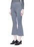 Front View - Click To Enlarge - STELLA MCCARTNEY - 'Strong Lines' knit cropped flared pants