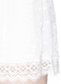 Detail View - Click To Enlarge - ZIMMERMANN - 'Realm' eyelash lace silk georgette playsuit