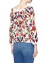 Back View - Click To Enlarge - ALICE & OLIVIA - 'Naya' floral embroidery peasant top