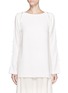 Main View - Click To Enlarge - LANVIN - Mock button sleeve techno twill top