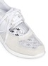 Detail View - Click To Enlarge - ADIDAS - x HYKE 'AOH-007' cutout sneakers