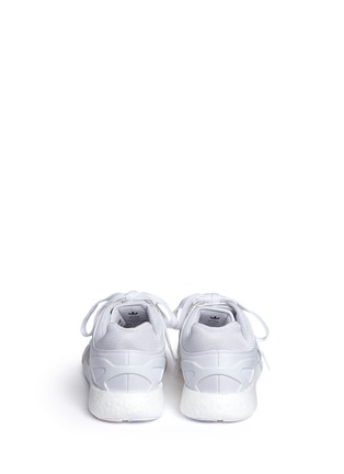 Back View - Click To Enlarge - ADIDAS - x HYKE 'AOH-007' cutout sneakers